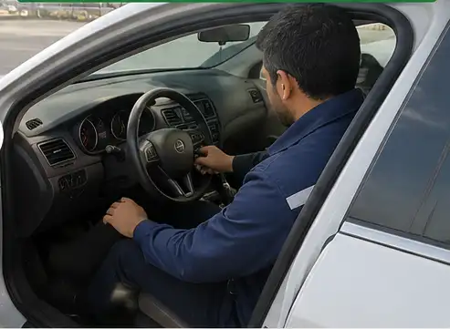 قبل از امداد: بارگیری و مهار چرخ شاسیبلند لوکس در منطقه تحت پوشش